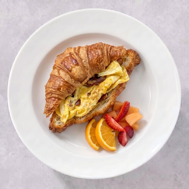 Boiled Egg Croissant.